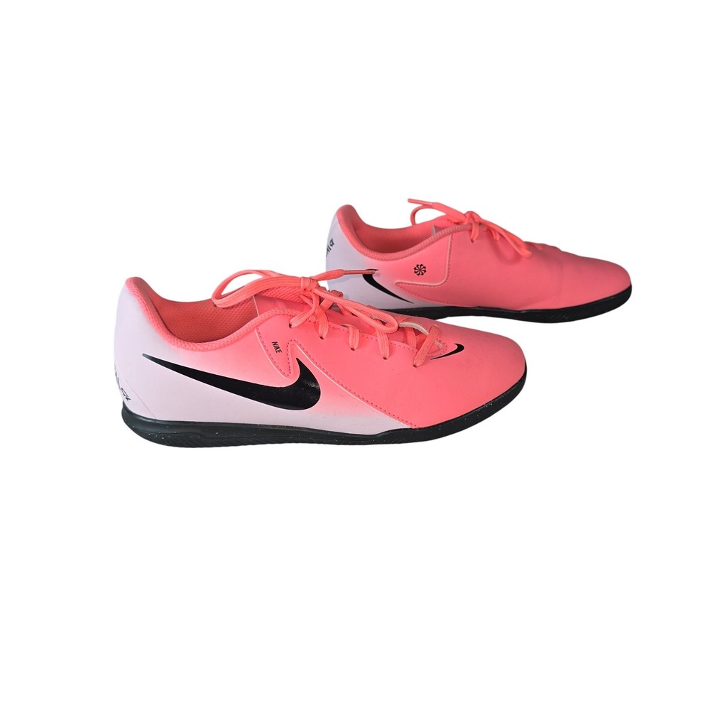 Nike Phantom GX Club Soccer Shoes Pink White Gradient Sz 3.5Y Indoor Sporty kid